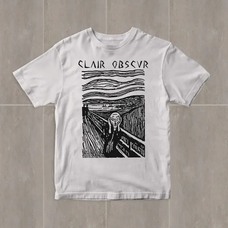 Unisex T-shirts for Men Women Summer Tees Cotton Luxury brand vintage oversizedClair Obscur White T shirt