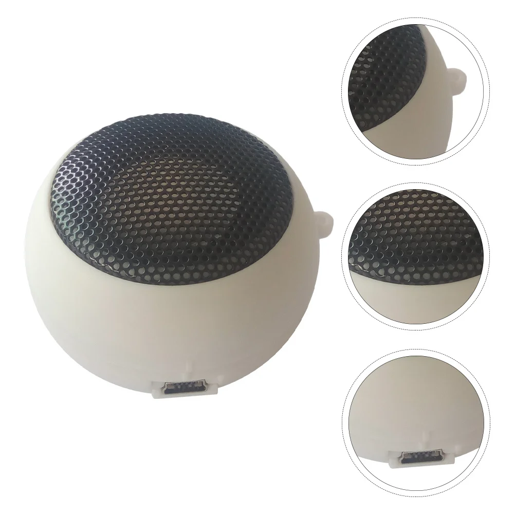 

Usb Charging Speaker Mini Portable Loudspeaker Built-In 3.5Mm Cable For Laptop Phone Tablet Rechargeable Audio Device