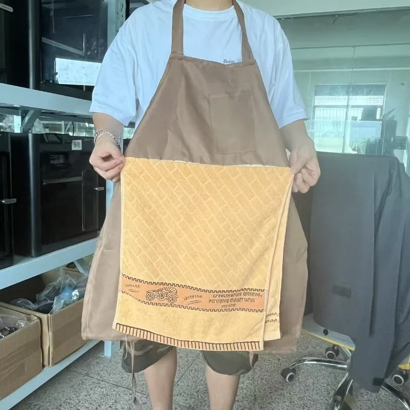 2027 Funny Prank Apron Chef's Prank Apron with Surprise Pocket for Cooking Kitchen Humor Novelty Gag Gift Idea for Men Friends P