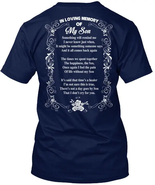 T-Shirt à la mémoire aimante de mon fils, taille S à 5XL