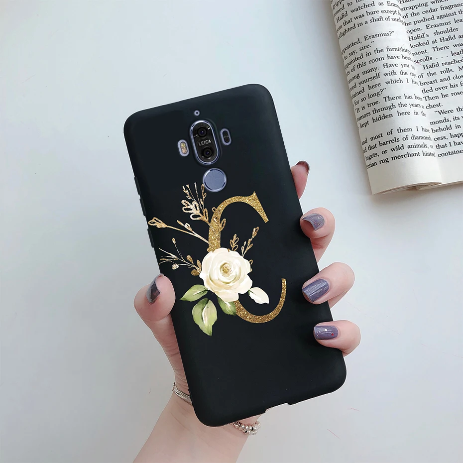 Cute Letters Phone Case For Huawei Mate 9 Cover Mate9 MHA-L29 MHA-L09 Soft Silicone Protector Case For Huawei Mate 9 Funda Coque