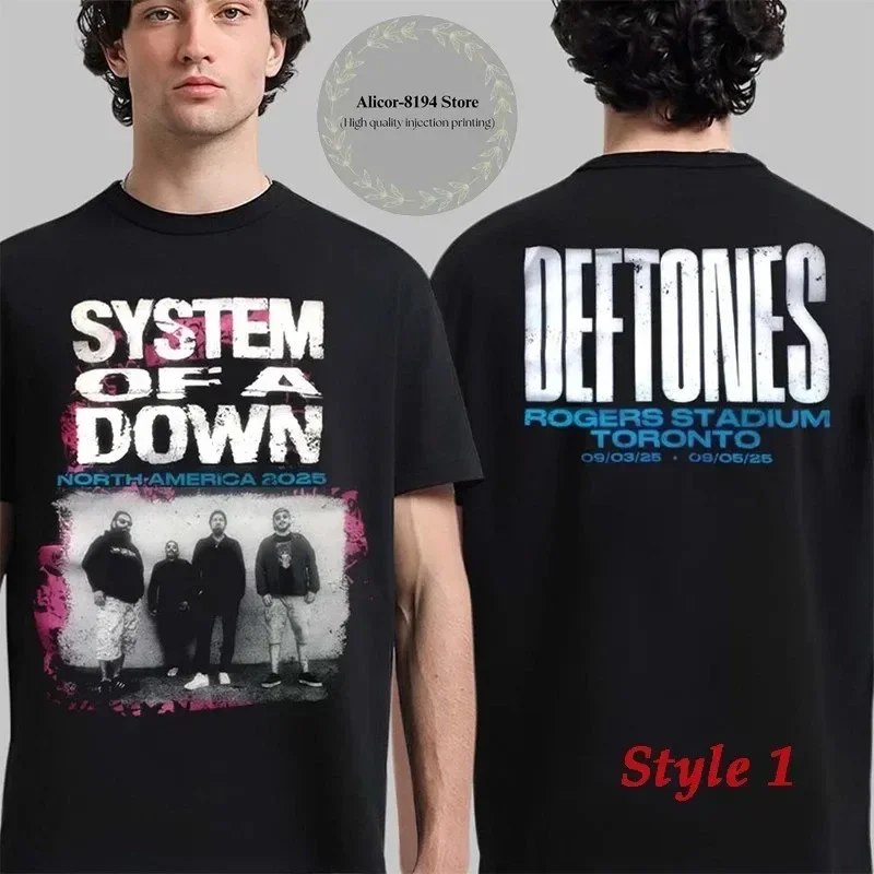 (1) X Toronto Canada 2025 Sep 3 And 5 Two Sided Graphic T-Shirt NEW ITEM