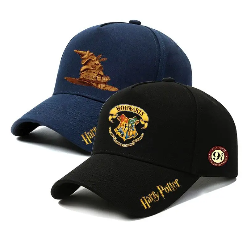 Gorra de Béisbol de Moda para Adolescentes y Estudiantes, con Diseño de Harry Potter y las Fraternidades Gryffindor, Slytherin, Hufflepuff y Ravenclaw