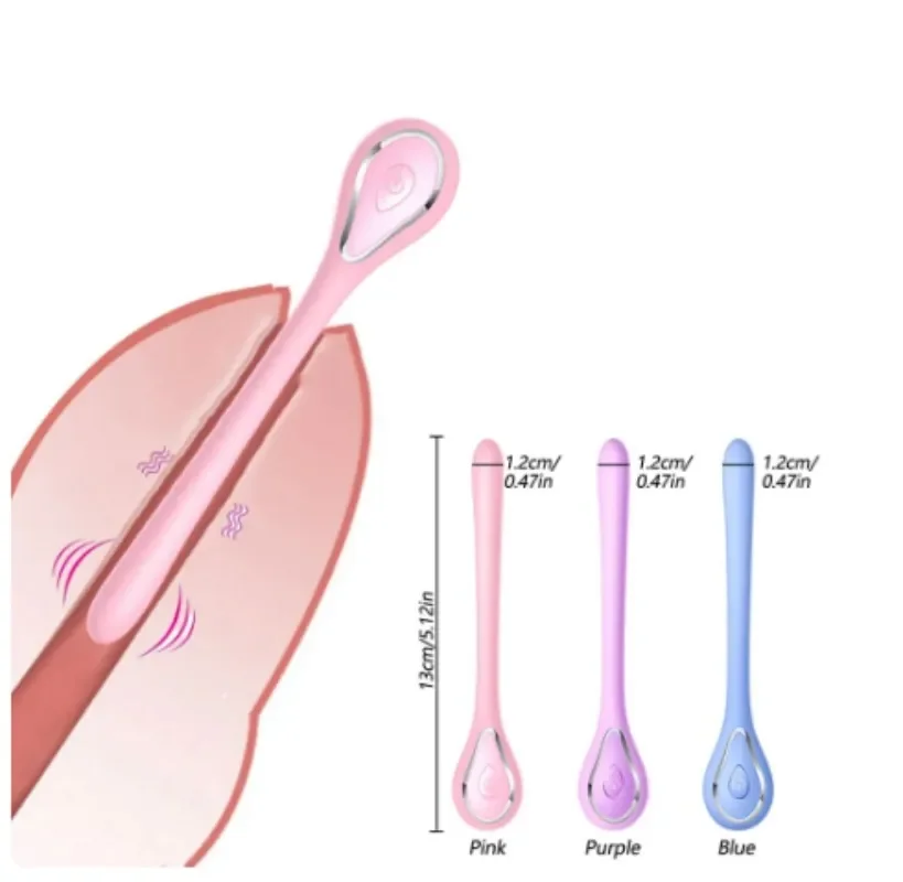 10 Speeds Penis Plug Vibrator Urethral Catheter Dilator Stimulator Vaginal Massager For Men And Women Masturbation Tool Adult