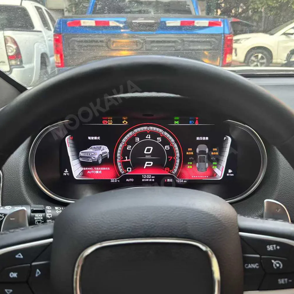 

Для Dodge Durango 2008-2021: Цифровая приборная панель LCD, многофункциональный спидометр, кокпит-панель приборов