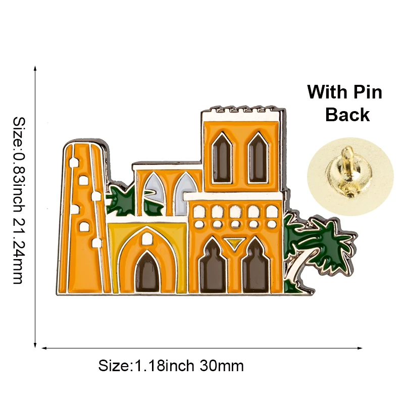 Saudi Arabia House Flag Metal Lapel Pin Flag Pin Badge