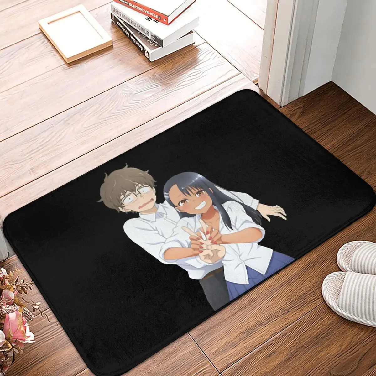 Don't Toy With Me,Miss Nagatoro Anime Season 2 S2 Anti-slip Doormat Floor Mat Carpet Rug for Kitchen Entrance Footpad Mats