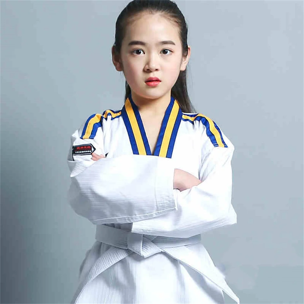 

Taekwondo Clothing For Children Adults Men And Women Long-Sleeved Beginner Training Performance Clothing Uniforms