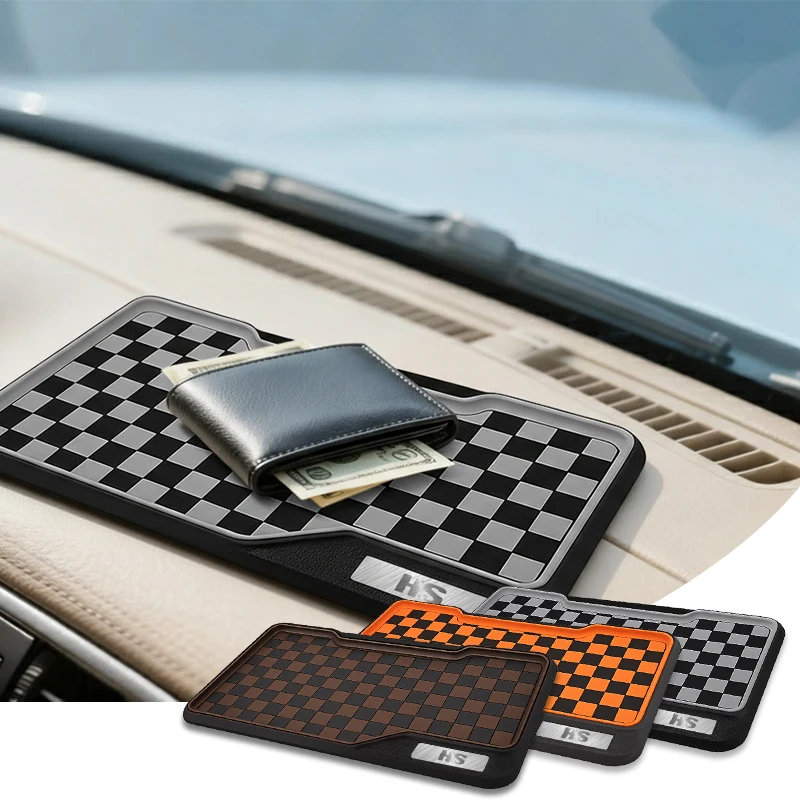 

Car Dashboard Anti Slip Pad Universal Interior Non Slip Grid Style Mat For MG HS 2023 Trohpy Luxury 2024 2022 2020 2021