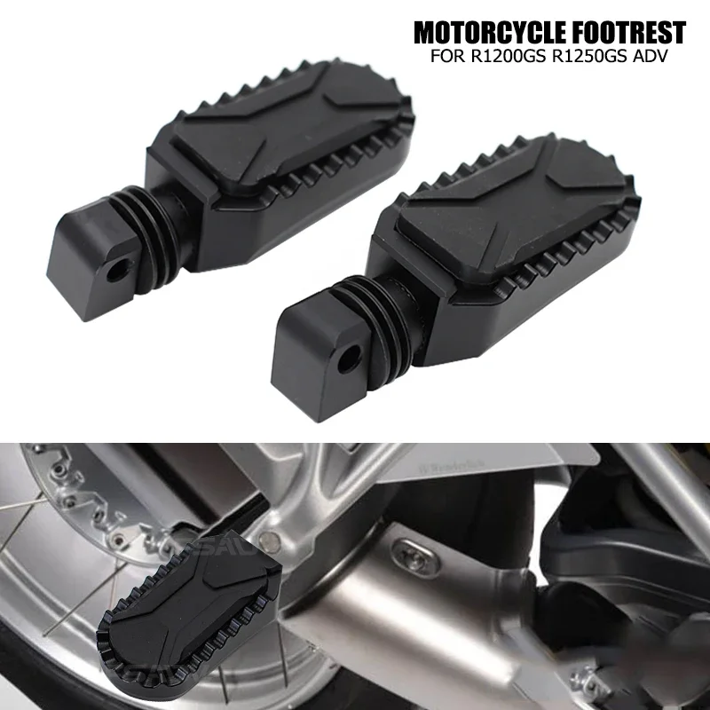 Reposapiés delantero y trasero giratorio ajustable para BMW R1200GS R1250GS LC ADV R 1250 GS Adventure 2014-2023 reposapiés para