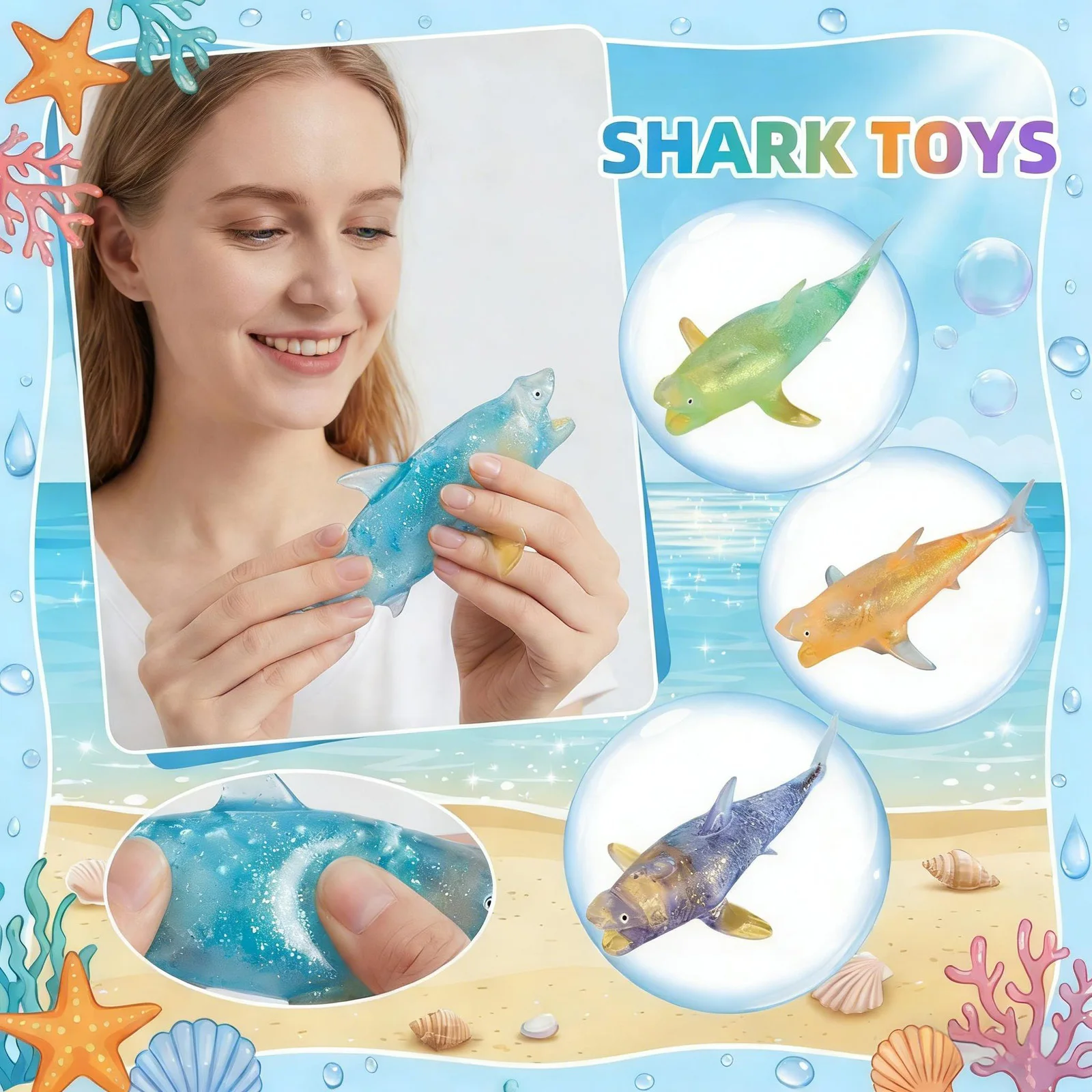 Squishs Aquishy Sensory Squish Squish Party Gifts Soothe Miniatures Anxiety and Stress Relief Supplements
