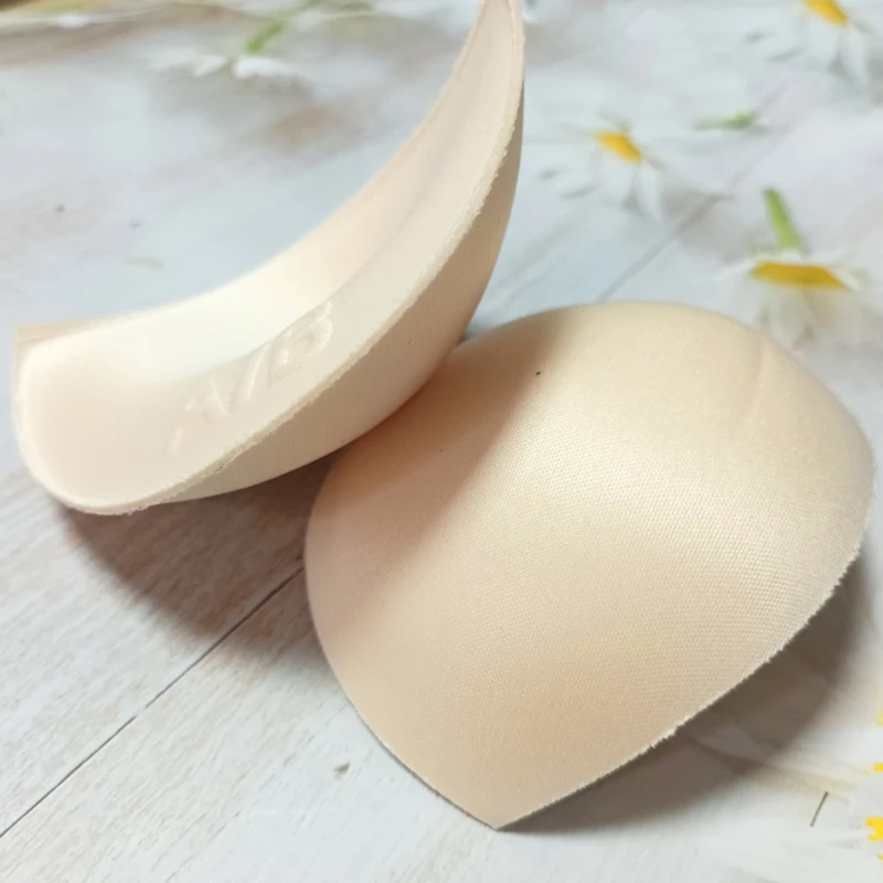 1/3Pair Bikini Padded Removable Swimsuit Chest Pads Soft Spong Bra Pads Bikini Chest Cup Push Up Insert Foam Pads for Bra