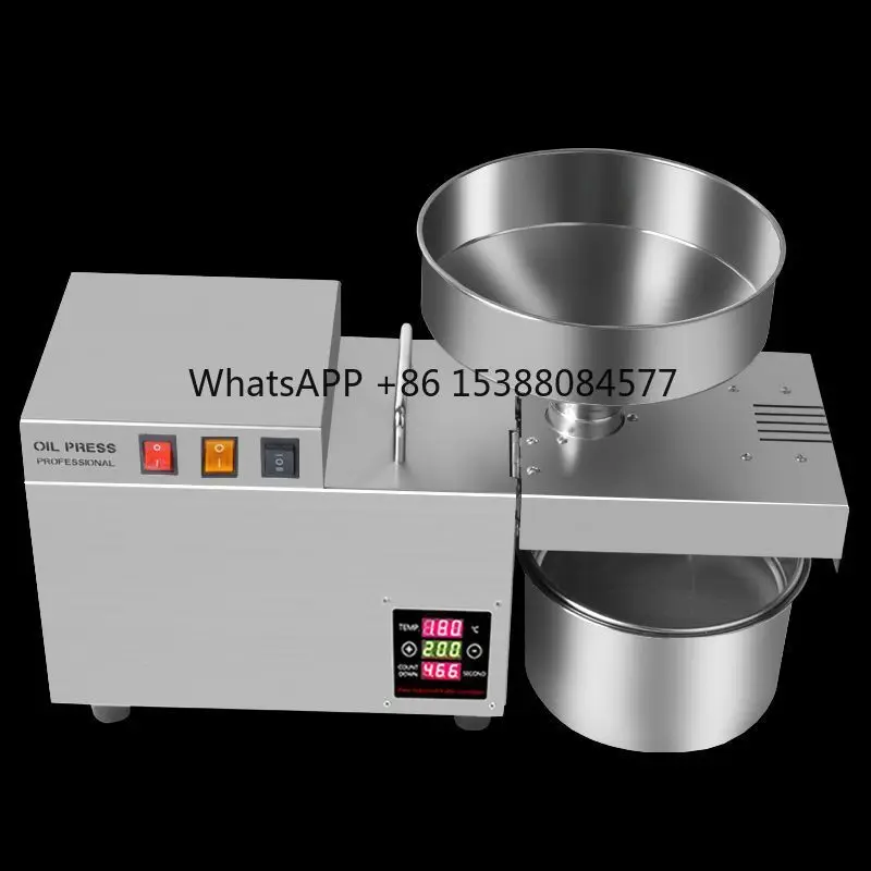 

S9S digital display temperature control commercial fast oil press industrial grade automatic hot and cold oil press