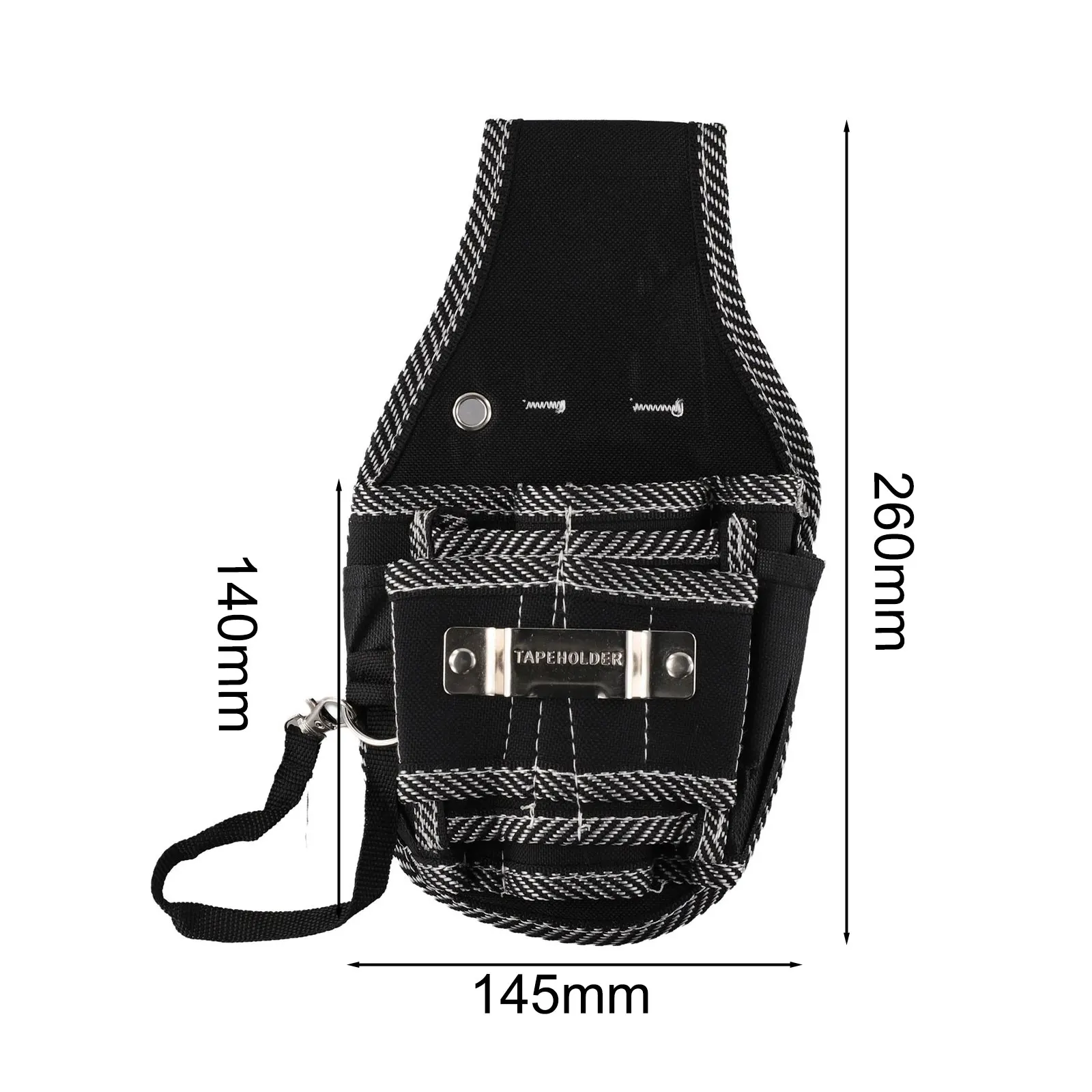 Ceinture à outils en tissu de nylon, porte-tournevis, sac à outils, sac à poudres de poche, 9 manchons pour organiser 9 types de mallette à outils, 9 en 1