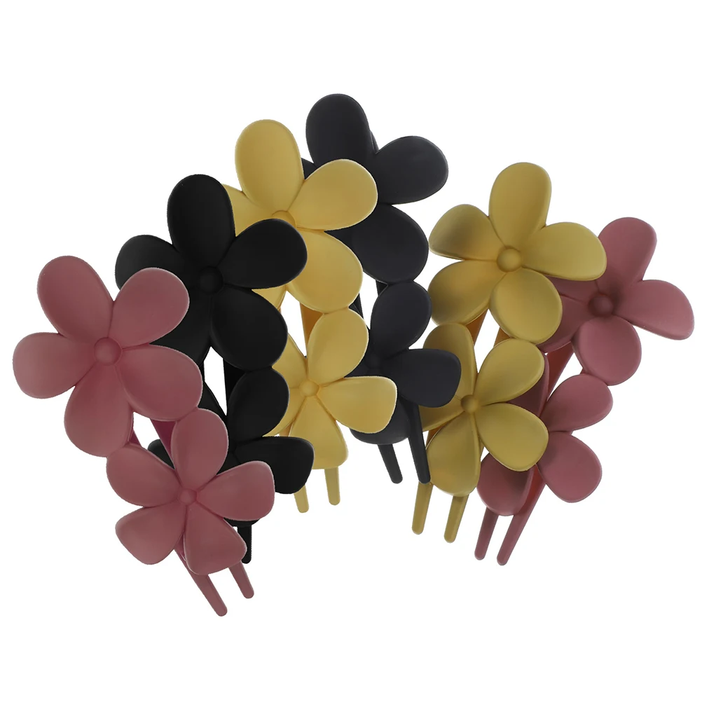 

6 Pcs Hair Accessories Styling Decorative Flower Clips Women Updos Alligator Barrettes Wedding Party Hair Clamps PC