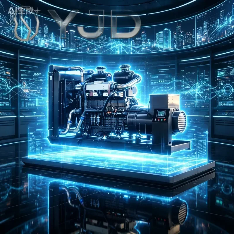 YJD NPC Yuchai Super Silent Open Frame Diesel Generator Set 20kva/30kva/40kva/50kva Auto Start High Efficiency Portable 50/60Hz
