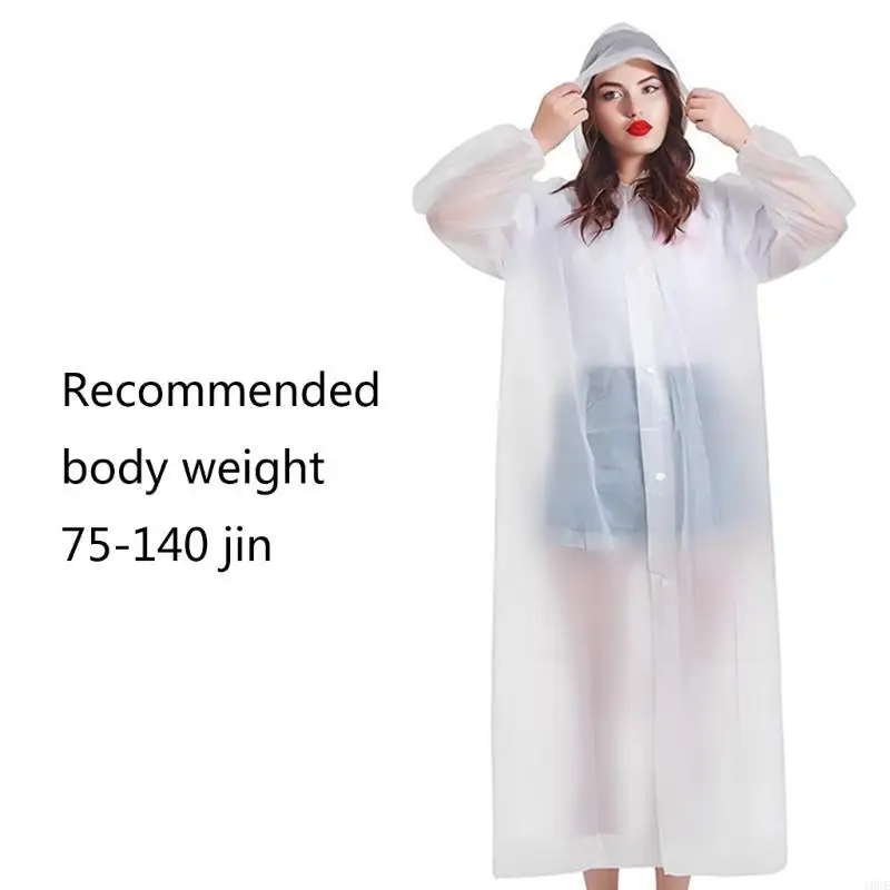 Raincoats Rain Poncho with Hoods and Sleeves for Adult Water Resistant Rain Jackets Rainwear Raincoat for Women Men