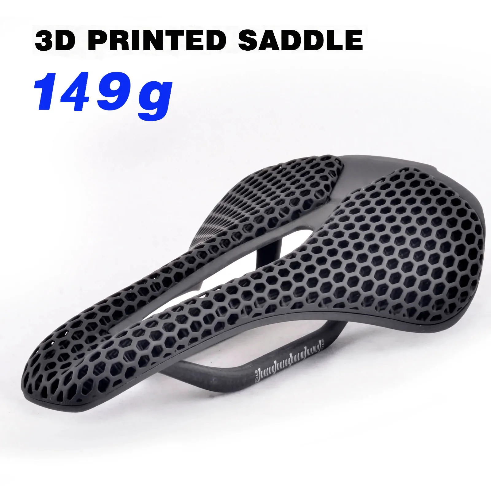 3D Printed Bicycle Saddle Ultralight Carbon Fiber Hollow Comfortable saddle for Gravel Bicycle MTB Road bike Cycling Seat Parts