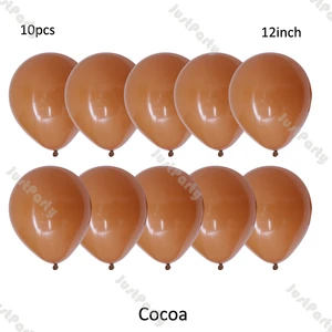 レトロコーヒーブラウンベージュバルーンセージグリーンダスティピンクブルーバルーン装飾ウェディングボーホンバースデーパーティーベビーシャワージェンダーリリース 8ベストセールスダスティブルーの結婚式の装飾-8