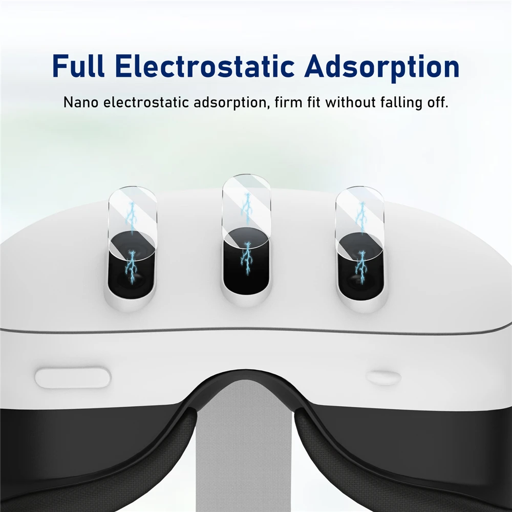 for Meta Quest 3 Head Unit Host Tempered Glass Protective Film HD Translucent Oleophobic