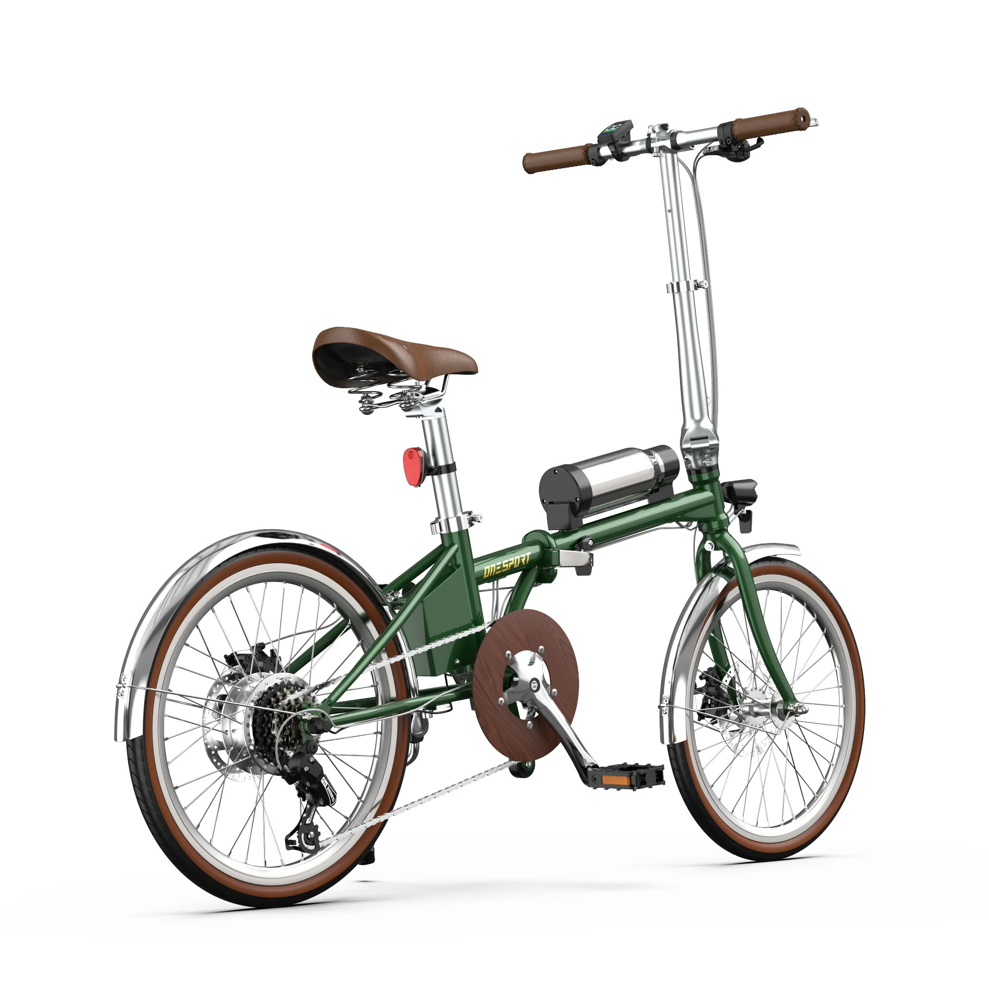Onesport Ot02 Pro Elektrofahrrad für Erwachsene, direkt vom Hersteller, 36V5.2Ah 250W Heckmotor E-Bike, Doppelscheibenbremse, 20 Zoll Elektrofahrrad