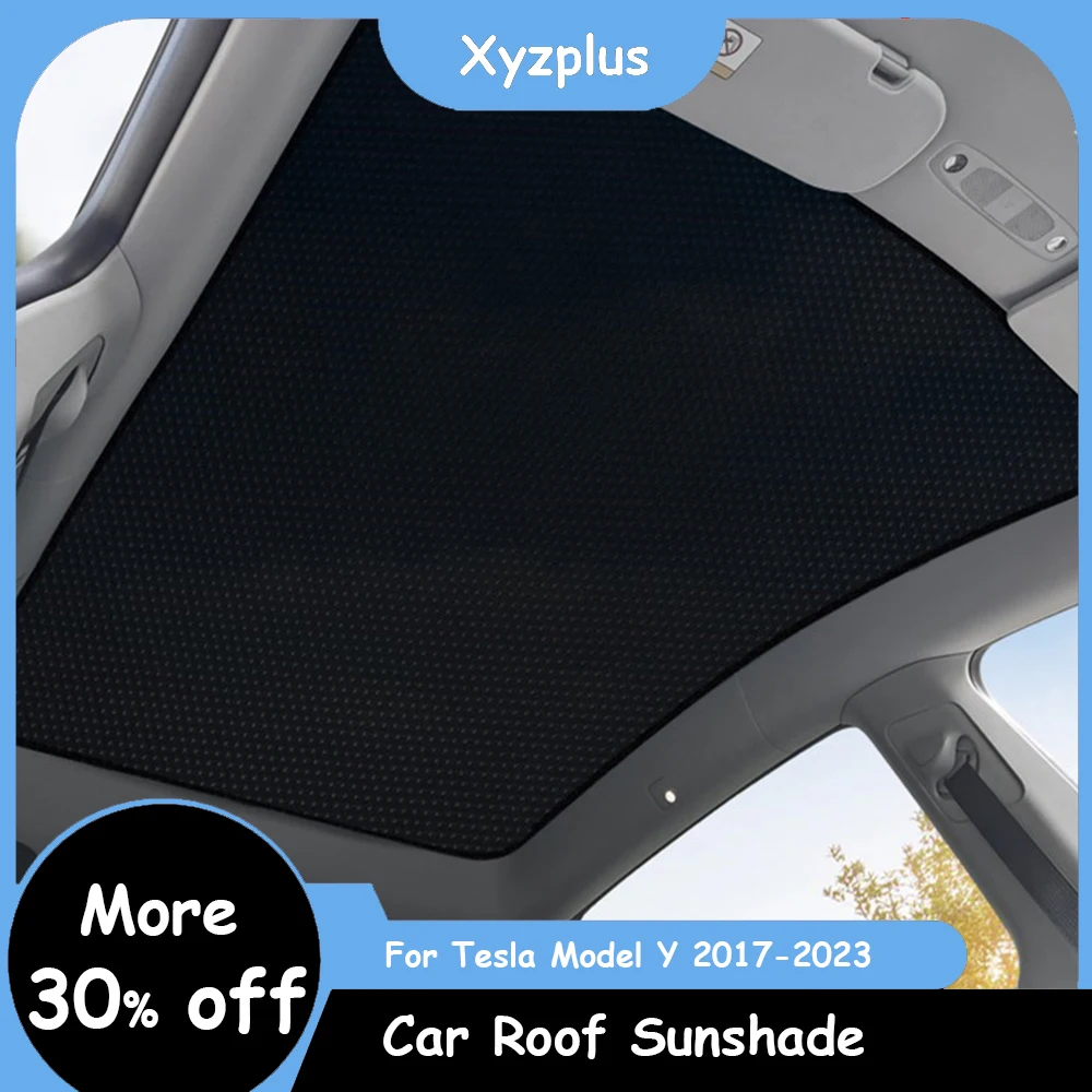 

Xyzplus New 2023 Sunshade Car Sun Visor For Tesla Model Y 2022 Accessories Rear Front Sun Shade Roof Skylight Shades Protector