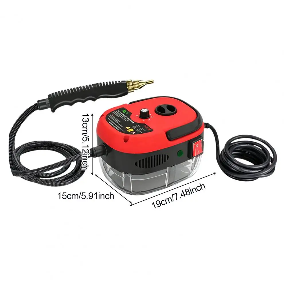 Limpiador a Vapor Portátil de Alta Temperatura y Presión de 2500w con Enchufe Estadounidense, Limpiador Multiusos a Presión para el Hogar