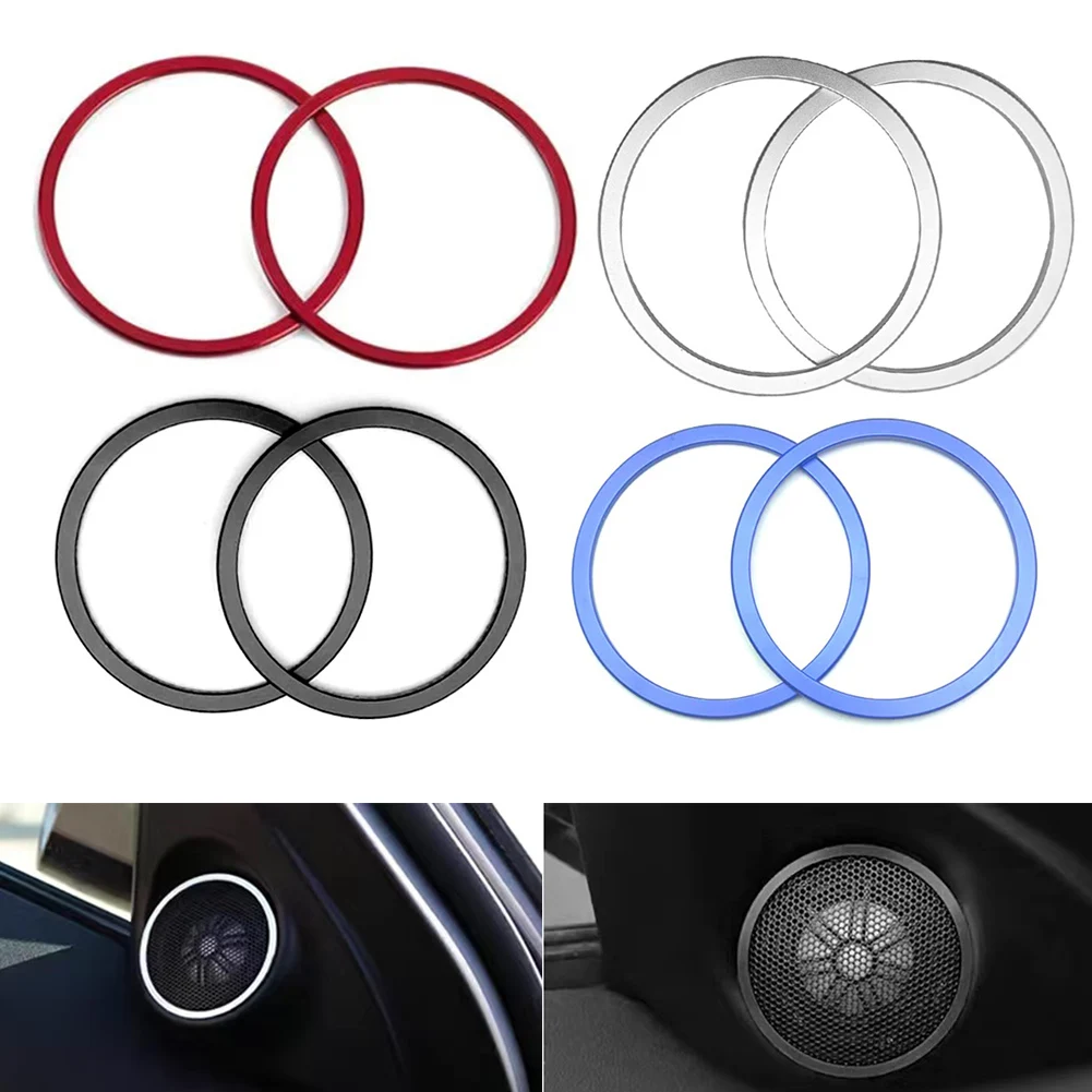 Door Audio Speaker Cover Trim for Land Rover For Range Evoque Convertible Ember Edition 2013-2019 OEM Style Design