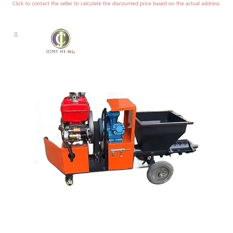 Diesel Mortar Spray Machines Plaster Machine Sale Gypsum Electric Cement Martor Inside Automatic Wall Screeding Plastering