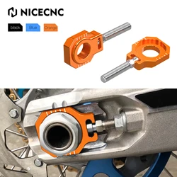 NICECNC 22mm Rear Axle Block Chain Adjuster For KTM 125 250 300 350 400 450 500 XC SX XCF SXF 2023 Husqvarna FC FX TX TC 2023