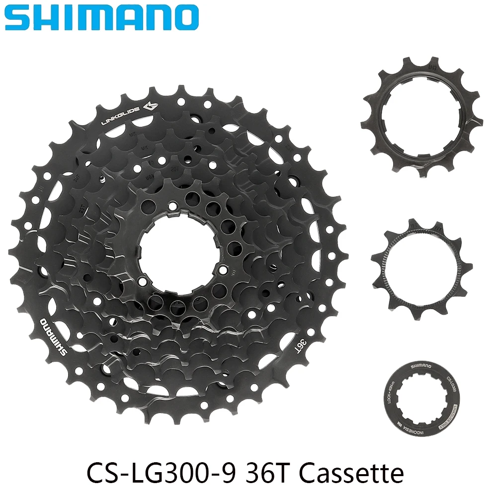 SHIMANO 9/10/11 Speed Bicycle Cassette Sprocket CS-LG300/LG400 Cassette For MTB Bike Original Bicycle Parts