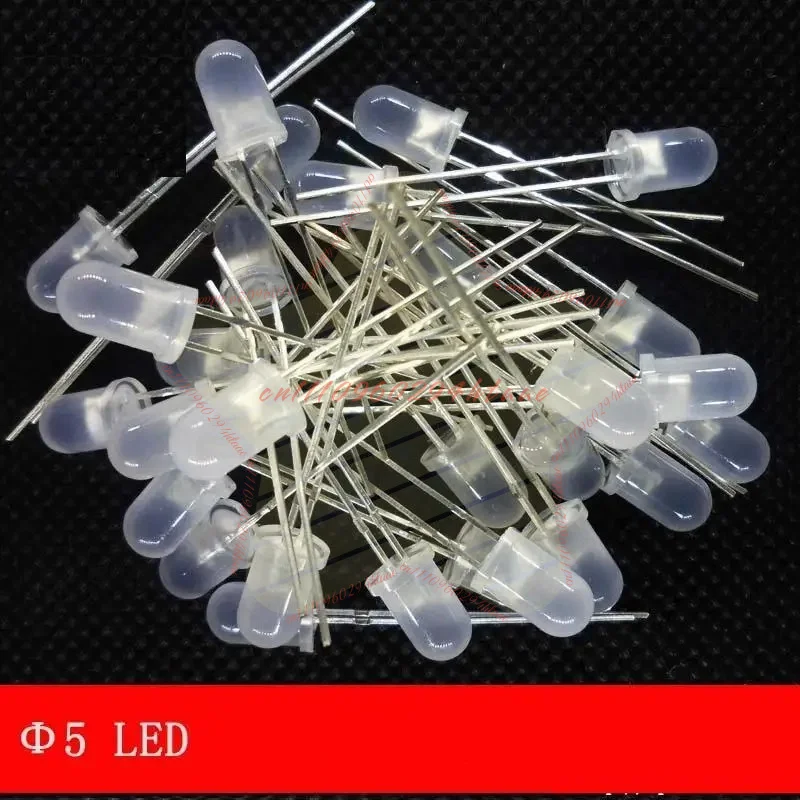 1000 Stück 5 mm rot-grüne zweifarbige blinkende LED-Dioden, diffuse Lichtemittierende Lampen