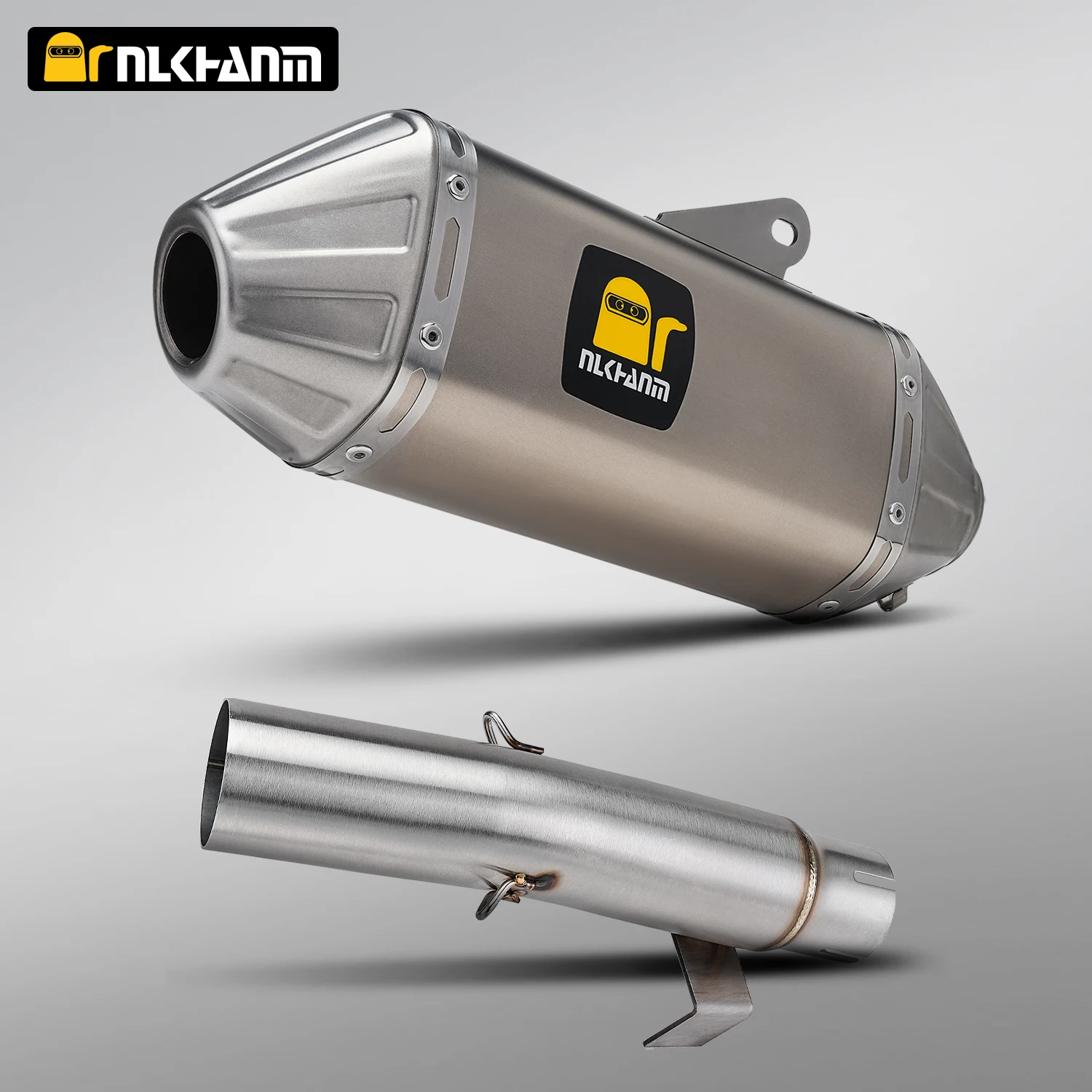 

Для KOVE 400X 500X 510X EURO5 SINGLE SWING ARM 2019-2024 мотоциклетная выхлопная труба среднего среднего звена, соединительная глушитель 51 мм T148