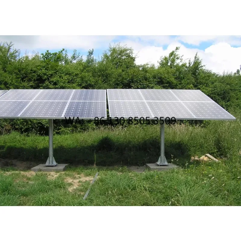 Solar PV Panel Ground Mounting Frame Bracket Leg Structure with Easy Rooftop Installation for Flat Roofs