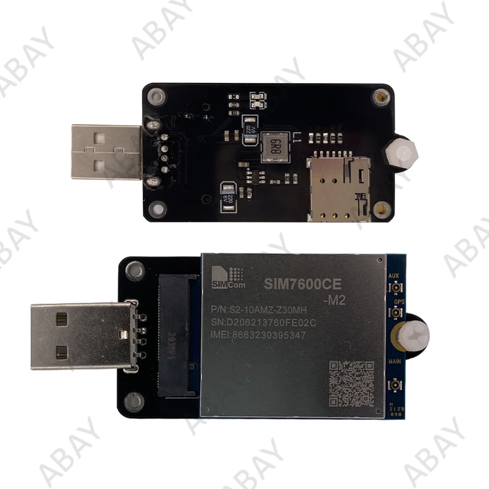 لوحة تطوير SIMCOM مع فتحة Nano SIM ، وحدة 4G IoT ، M.2 NGFF إلى USB ، محول ، our Cat4