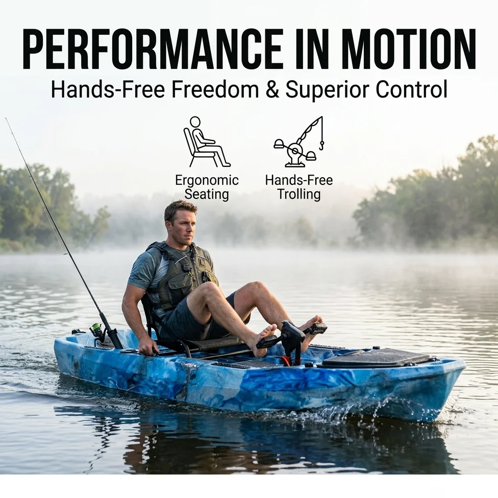 Kayak de Pesca con Pedales, Mo - Fishing Kayak Sit In reseña y precio