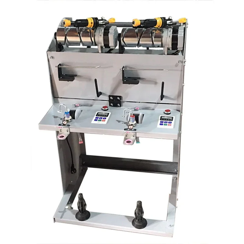 Dubbele as wikkelmachine Elektronische garensensor Rechte en kegelwikkelmachine