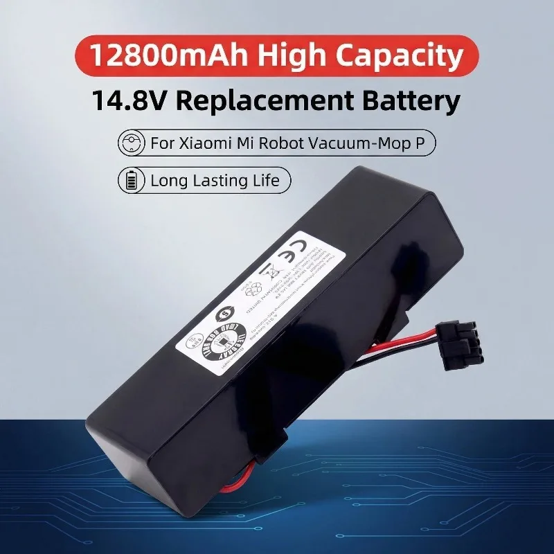 

Аккумулятор 18650 4S1P 14.8В для робота-пылесоса Xiaomi Mijia Mi Robot Vacuum-Mop P STYTJ02YM