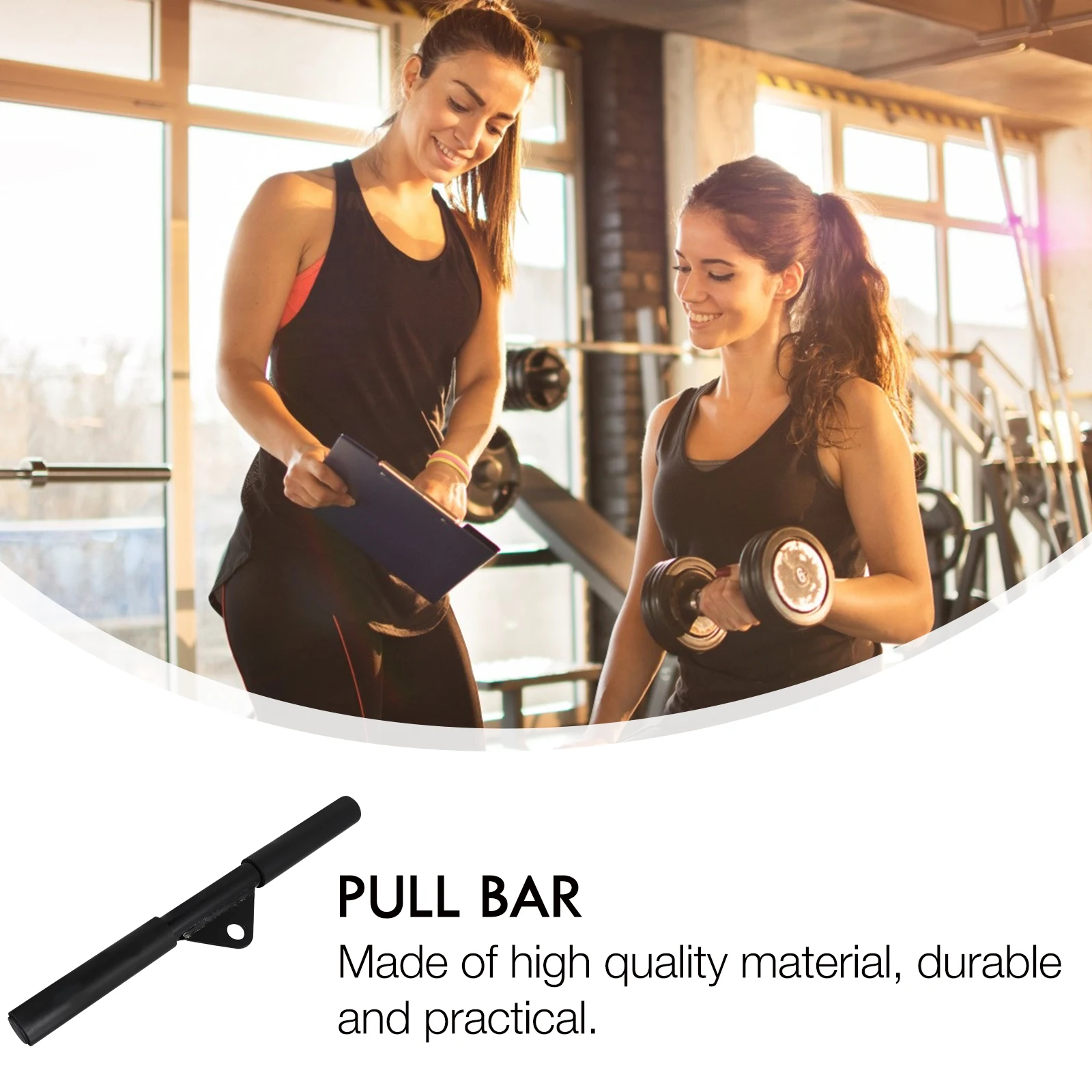 

25x40cm Straight Accessories Durable Fitness Accessories Muscle Trainer Pull Bar Lever Fitness Lever Equipment