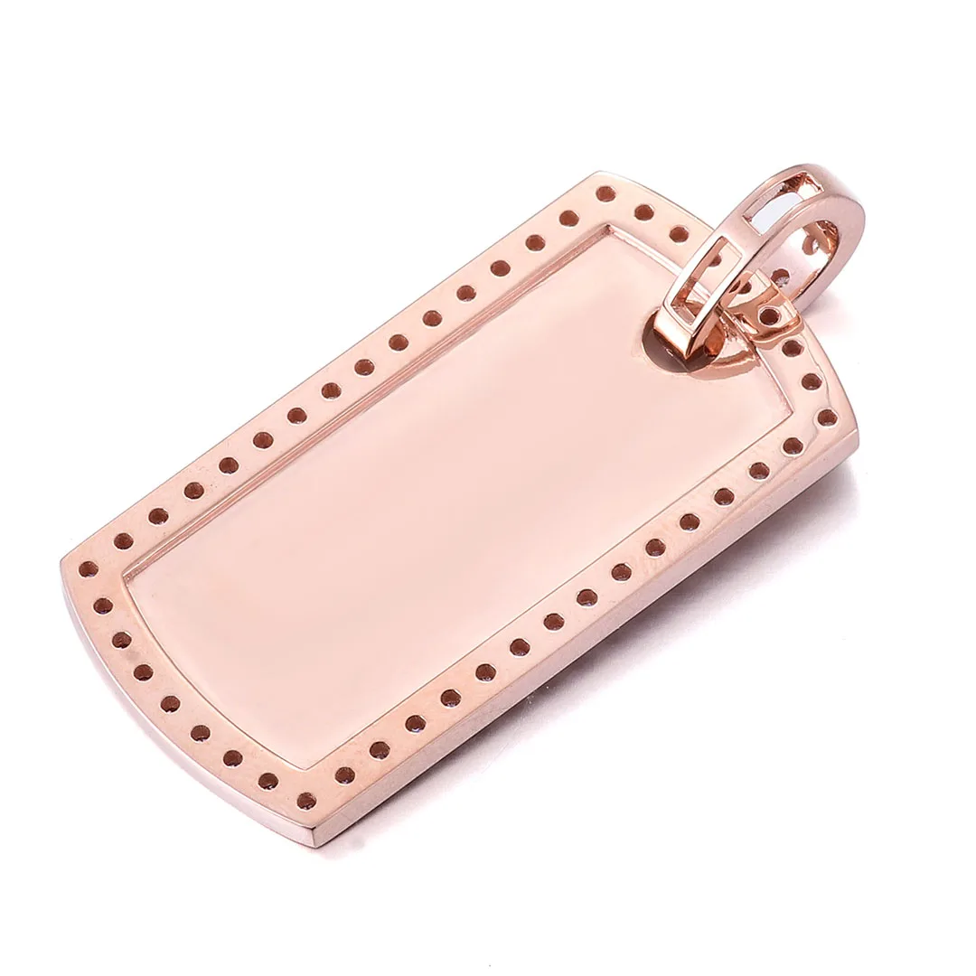 بروفانس مربع قلادة للرجال مويسانيتي الهيب هوب المعلقات للنساء 10K روك قطرة قلادة ميامي مغني الراب قلادة للرجل