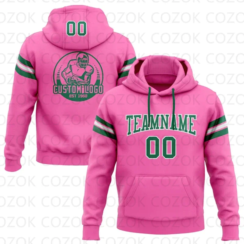 

Customized Hoodies Pink Colour Jersey 3D Printed Unisex Pullovers Hoodie Casual Sweatshirts