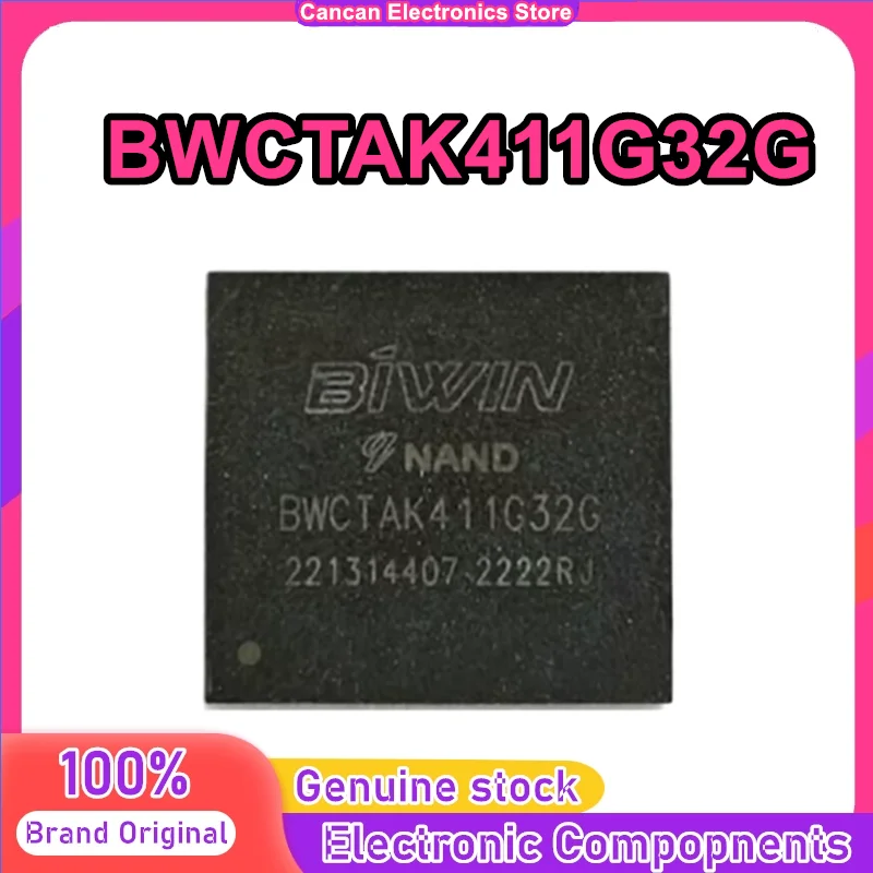 

BWCTAK411G32G Storage 32GB 153eMMC Flash Font Library IC 0-10 New Original in stock