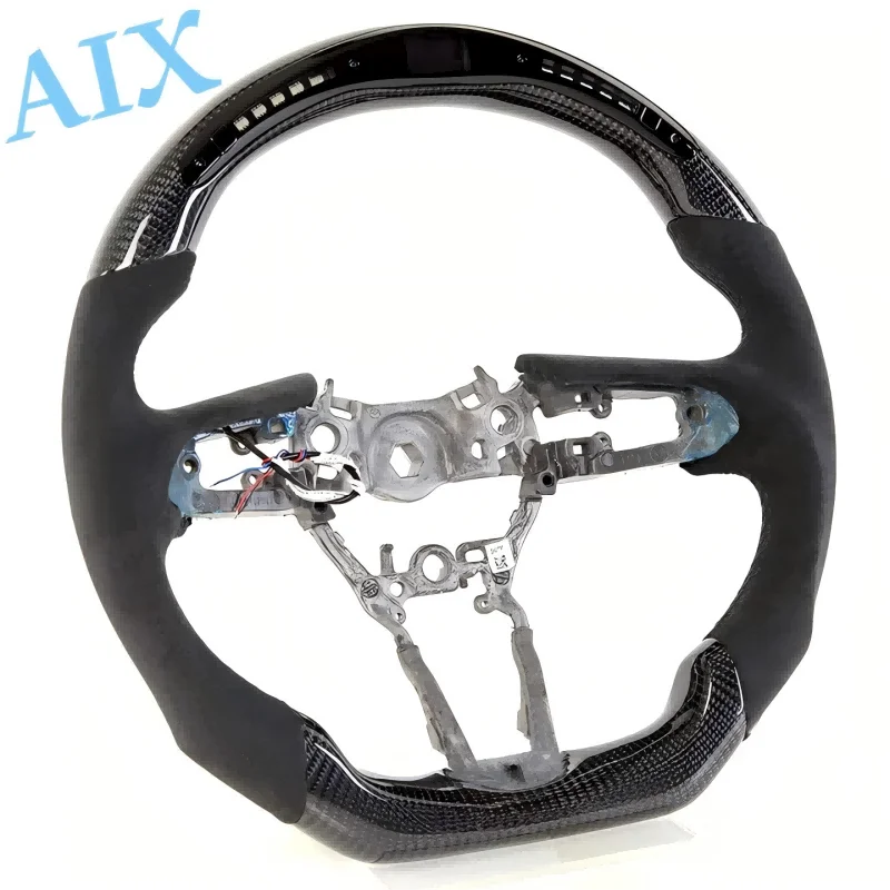 Picture 3: LED Smart Carbon Fiber Steering Wheel Compatible With 2020 Mazda 3 Axela CX3