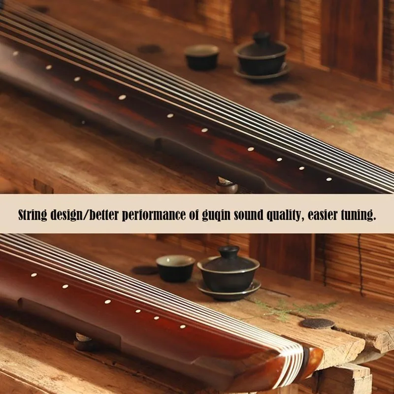 Fuxi Guzheng Handmade Old Tongmu 7-string Zither Beginner\'s Exam Zhongni Professional Chinese Traditional Stringed Instruments