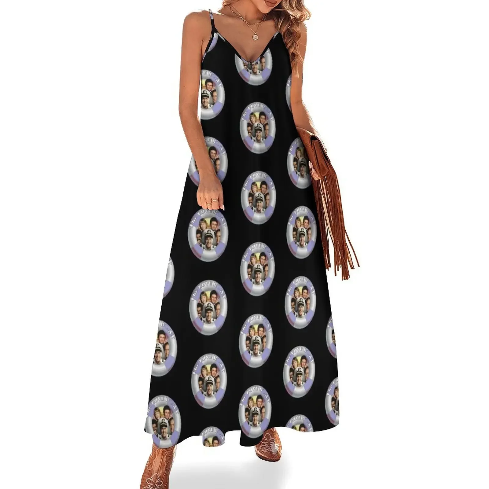 The Love Boat lifesaver retro graphic Sleeveless Dress Womens dresses Dress for pregnant women women's summer jumpsuit Dress