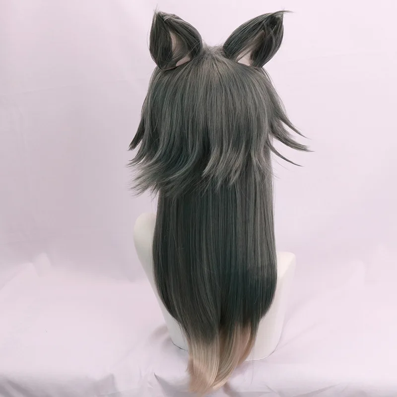 Fantasia animal, lobo antropomorfo, reggae, cosplay, anime, peruca COS com orelhas