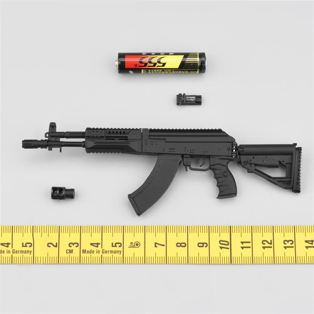 เขื่อน DAMTOYS 78100 รัสเซีย Action Figure Sniper อาวุธหลัก AK15 คลิป PVC วัสดุสลิงไม่จริงสําหรับ 12 "รูป 1/6