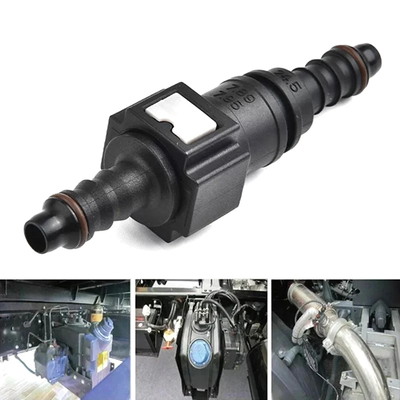 1 комплект, автомобильный соединительный шланг топливопровода 7,89 мм/ID6, соединительный соединитель для труб, быстроразъемный соединитель, резиновые нейлоновые аксессуары