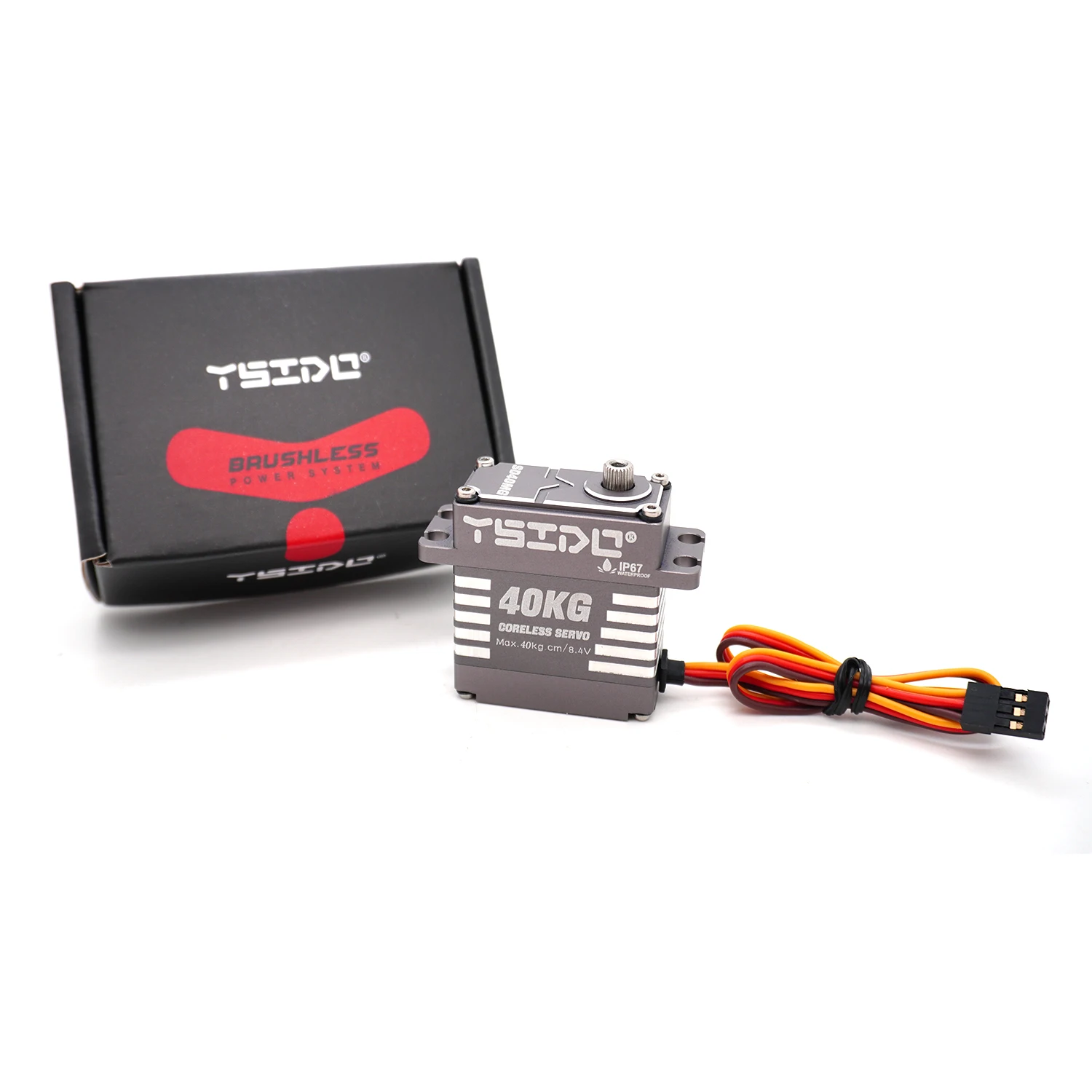 防水IP67 RCサーボ SD40MG 40kg デジタルサーボモーター 180度 °   1/8 1/10 リモートコントロールカーロボット RC モデルアクセサリー用