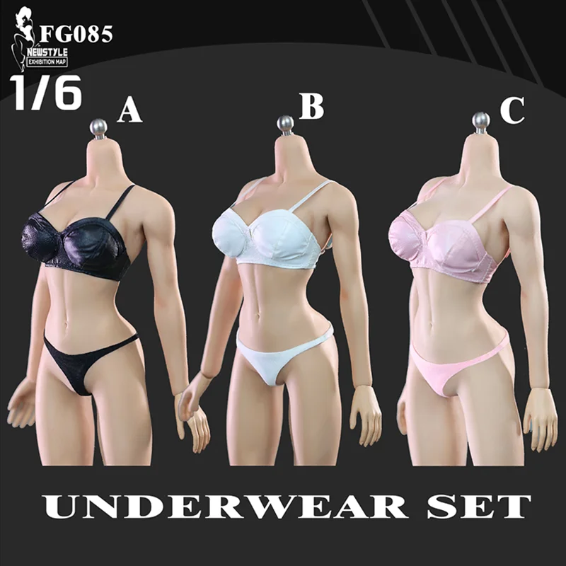 Fire Girl Toys FG085 1/6 Female Underwear Suit Bra Underpants Set Clothes Model Fit TBL S10D S20A 12'' Action Figure Body Dolls